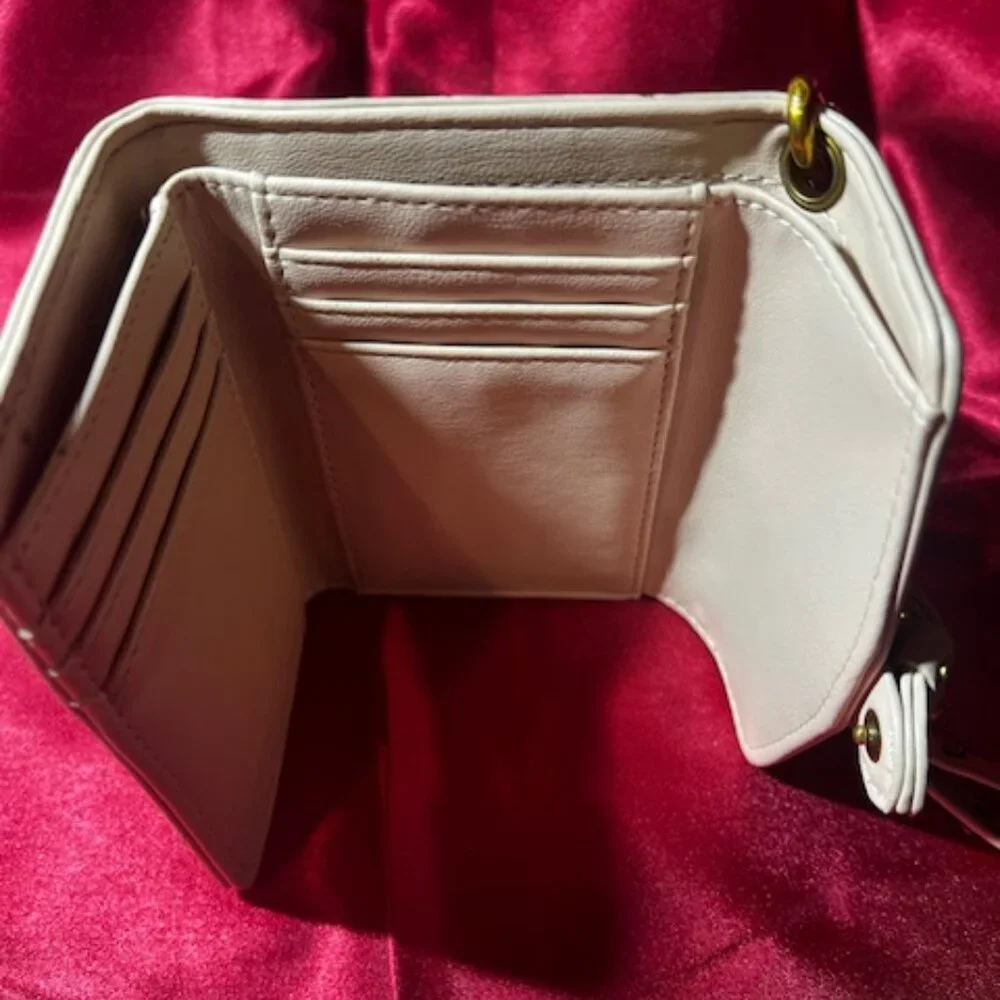 Steve Madden Bwesten Textured‎ Tri-Fold Wallet textured, pebbled faux-leather